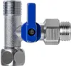 T-Stück Absperrventil 3/8 AG x 3/8 IG x 3/8 ÜM – Produktbild-Vorschau 1