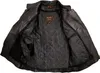 Herren Motorrad Lederjacke Biker Chopper Rocker Jacke mit Produktbild-Vorschau 5