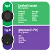 Brennenstuhl Reisestecker Schutzkontakt => USA, Japan, Produktbild-Vorschau 11