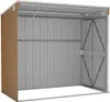 vidaXL Abri de jardin brun 118x194x178 cm Acier galvanisé Voir les images du produit 6