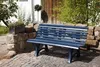 Gartenbank HELGOLAND 3-Sitzer Länge 1500 mm, blau Produktbild-Vorschau 5
