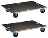 Wiltec Transportroller 2er Set 600 x 400 mm mit 800 kg Produktbild-Vorschau 1