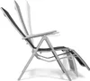 A gray and black reclining chair shown from the side against a white background. Náhľad obrázku produktu