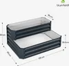 Two tiered raised garden beds shown from a diagonal angle against a white background. Náhled obrázku produktu