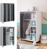 Kleiderschrank Vicco Doros Weiß 100 x 146.6 cm mit Produktbild-Vorschau 2