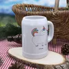 Mr. & Mrs. Panda Krug Einhorn Stolzieren - Weiß - Geschenk, Produktbild-Vorschau 3