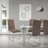 ML-Design 6er Set Esszimmerstuhl mit Rückenlehne, Braun, Produktbild-Vorschau 7