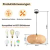 Suspension en bambou, abat-jour en bambou naturel, douille Voir les images du produit 4