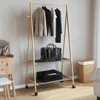 vidaXL Portemanteau avec étagères et roulettes Voir les images du produit 2