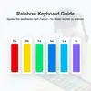 Home-Keyboard Regenbogen Roll-Up Keyboard Tragbares Silikon Produktbild-Vorschau 3