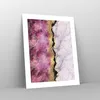 Poster - Poster ohne Rahmen - Rosa golden Hintergrund - Produktbild-Vorschau 7