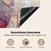 KitchenYeah© Herdabdeckplatte Marmor - Rot - Lila - Gold , Produktbild-Vorschau 5