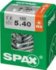 Set 100 viti SPAX Torx in acciaio a testa svasata, Diam.5 Anteprima dell’immagine prodotto 4