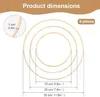 12Stš¹ck Holzringe zum Basteln, 15 cm/20 cm/30 cm Produktbild-Vorschau 2