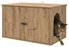 vidaXL Domek dla kota rękodzieło dąb 85 x 55 x 50 cm Podgląd zdjęcia produktu 3