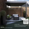 Weide Classic Pergola Aluminium 3x3,6m mit Lamellendach Produktbild-Vorschau 5