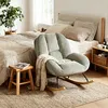 Comfortabele Scandinavische schommelstoel van cord met Productafbeelding-voorbeeld 9