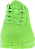 A close-up front view of a bright green SKECHERS sneaker. Produktbild-Vorschau