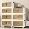 4 couches d'armoires de rangement pliables，Avec pneus, Voir les images du produit 8