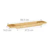 Relaxdays Badewannenablage Bambus, Gitter HBT: 4,5 x 68,5 x Produktbild-Vorschau 4