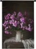 MuchoWow® Wandteppich Wandbehang Krug - Blumen - Rosa Produktbild-Vorschau 1