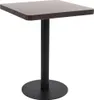 vidaXL Table de bistrot marron foncé 60x60 cm MDF Voir les images du produit 6