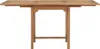 A wooden garden table shown from the front. Produktbild-Vorschau
