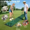 COSTWAY Tappetino da golf 332 x 50 cm, putting green con 2 Anteprima dell’immagine prodotto 4