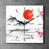Coloray Uhr auf Leinwand 30x30 cm Wand Uhr Dekoration Produktbild-Vorschau 2