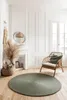 Tapis rond en jute vert 120cm Mrcarpet Voir les images du produit 3