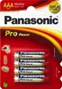 Panasonic Alkaline Pro Power LR03PPG - Batterie 4 x AAA Náhled obrázku produktu 2
