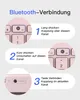 inateck Keyboard BT QWERTZ pink Produktbild-Vorschau 3
