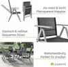 Juskys Aluminium Gartengarnitur Milano Gartenmöbel Set mit Produktbild-Vorschau 4