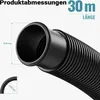 Wiltec Poolschlauch 30 m ⌀32 mm, Schwimmbadschlauch mit Produktbild-Vorschau 4