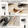 Collage showing different brush heads and their use for cleaning. Anteprima dell’immagine prodotto