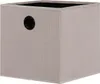 Faltbare Aufbewahrungsbox aus Textilmaterial, Farbe Beige, Produktbild-Vorschau 2