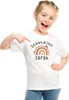 Kinder Mädchen T-Shirt Einschulung mit Namen Regenbogen Produktbild-Vorschau 2