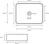 LuxeBath umyvadlo Umyvadlo na desku Square, 51x40,5x13,5 Náhled obrázku produktu 6