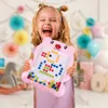 MalPlay Magnettafel Schwein kreativ Kinder Mosaikperlen 20 Produktbild-Vorschau 3
