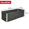 Floordirekt Hochbeet Paros WPC Garten Hochbeet anthrazit Produktbild-Vorschau 2
