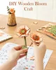 ROBOTIME Rowood 3D-Holzpuzzle Orange Gerbera 105 Punkte Produktbild-Vorschau 8