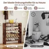 COSTWAY, scaffale per scarpe in legno, organizer per Anteprima dell’immagine prodotto 4
