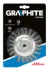 Spazzola metallica GRAPHITE 125 mm x M14, INOX aggraffato Anteprima dell’immagine prodotto 3
