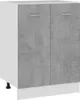 vidaXL Szafka dolna Lyon beton szara 60x46x81,5 cm materiał Podgląd zdjęcia produktu 7