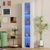 okwish Vitrine Highboard mit Hohe 170,Sideboard Produktbild-Vorschau 3