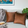 Lionmood Premium Samt Kissenbezug Braun 40x40cm -1er- Produktbild-Vorschau 2