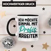 Trendation - Ich Möchte Einmal Mit Profis Arbeiten Tasse Produktbild-Vorschau 3