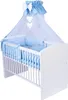 KMbaby Babybett K2 weiss 120x60 mit 10tlg Bettwäsche Set Produktbild-Vorschau 1