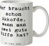 Mr. & Mrs. Panda Tasse Spruch E-Gitarre Zwei Riffs - Weiß - Produktbild-Vorschau 1
