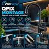 VBChome spoelbak, graniet, zwart, met kraan, 55 x 44 cm, Productafbeelding-voorbeeld 7